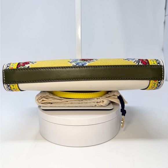 Tory Burch Lee Radziwill Wool Needlepoint Shoulder/Crossbody/Clutch - Picture 8 of 13